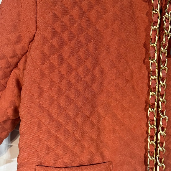 NWT Women’s Mix Nouveau medium spice color quilted jacket $ - Picture 4 of 7